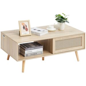 Vevor Rattan Coffee Table Rectangle Rattan Coffee Table 2-Tier For Living Room Vevor Rattan Coffee Table Rectangle Rattan Coffee Table 2-Tier For Living Room