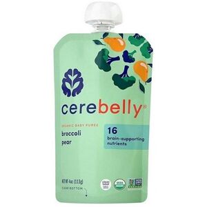 Baby Puree Broccoli Pear 4 Oz (Case Of 6) By Cerebelly Baby Puree Broccoli Pear 4 Oz (Case Of 6) By Cerebelly