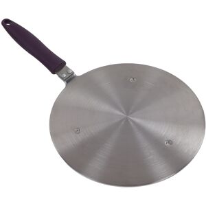 23.5cm Induction Adapter Plate Stainless Steel Heat Diffuser With Purple Ha Ou 23.5cm Induction Adapter Plate Stainless Steel Heat Diffuser With Purple Ha Ou