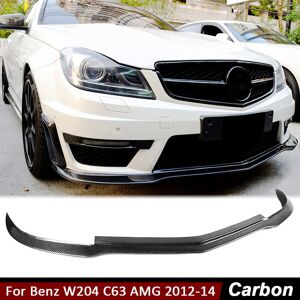 Rio For Mercedes Benz W204 C63 2012-14 Real Carbon Front Bumper Lip Chin Spoiler Rio For Mercedes Benz W204 C63 2012-14 Real Carbon Front Bumper Lip Chin Spoiler