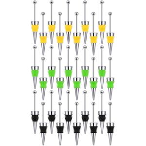 Sodial 30 Pcs Beadable Wine Stoppers For Wine Bottles Decorative Beaded Wine6133 Sodial 30 Pcs Beadable Wine Stoppers For Wine Bottles Decorative Beaded Wine6133