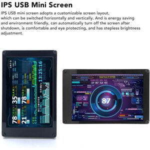 3.5in Ips Usb Mini Screen Cpu Gpu Ram Temperature Data Monitor Pc Sensor Panel 3.5in Ips Usb Mini Screen Cpu Gpu Ram Temperature Data Monitor Pc Sensor Panel