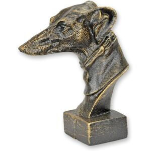 Aubaho A Cast Iron Whippet Head Bookend Replica Retro Design Decoration Aubaho A Cast Iron Whippet Head Bookend Replica Retro Design Decoration