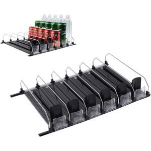(38cm)Automatic Drink Pusher Glide Simple Operation Black Width Adjustable (38cm)Automatic Drink Pusher Glide Simple Operation Black Width Adjustable