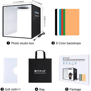 Does Not Apply 30/40cm Foldable Photo Studio Light Box Lightbox 6/12 Color Backdrops Softbox Does Not Apply 30/40cm Foldable Photo Studio Light Box Lightbox 6/12 Color Backdrops Softbox