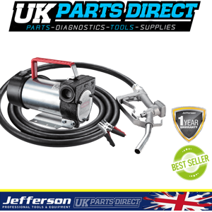Jefferson Tools Jefferson 140w Diesel Transfer Pump Set Dc 12v 40l/min Jefferson Tools Jefferson 140w Diesel Transfer Pump Set Dc 12v 40l/min