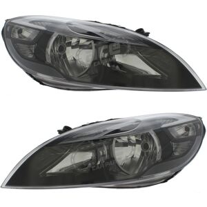 Ace Car Parts Volvo V40 Estate 2012-2016 Headlights Headlamps Black 1 Pair Drivers & Passenger Ace Car Parts Volvo V40 Estate 2012-2016 Headlights Headlamps Black 1 Pair Drivers & Passenger