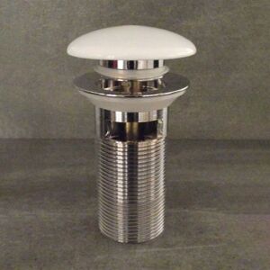 Rak Ceramics Rak Ceramic Click Clack Basin Waste White - Slotted Rak Ceramics Rak Ceramic Click Clack Basin Waste White - Slotted