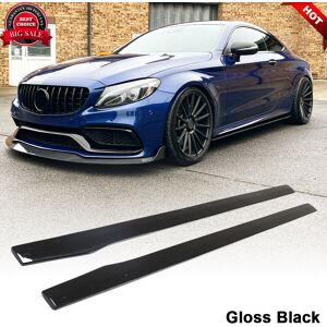 Carmotoring For Mercedes Benz W205 C205 C300 C43 C63 Side Skirts Extension Lip Spoiler Carmotoring For Mercedes Benz W205 C205 C300 C43 C63 Side Skirts Extension Lip Spoiler