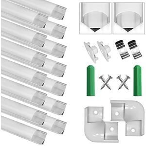 Senxingyan Led Aluminum Profile V-Shape 14x1m Led Channel W Cover Diffuser For Led Strips Senxingyan Led Aluminum Profile V-Shape 14x1m Led Channel W Cover Diffuser For Led Strips