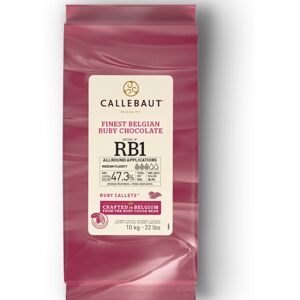 Callebaut Ruby Chocolate Finest Belgian Confectionery Pastries Desserts 10kg Bag Callebaut Ruby Chocolate Finest Belgian Confectionery Pastries Desserts 10kg Bag