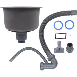 Mini Round Sink, Stainless Steel Basin Single Bowl, Inset Kitchen Sink With Drai Mini Round Sink, Stainless Steel Basin Single Bowl, Inset Kitchen Sink With Drai