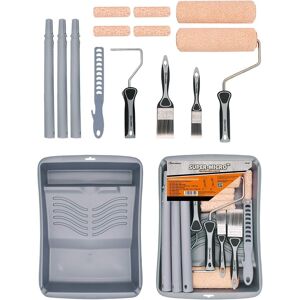 rollingdog Tools Rollingdog Paint Roller Kit - Paint Roller Set With Extension Pole,Paint Brush, rollingdog Tools Rollingdog Paint Roller Kit - Paint Roller Set With Extension Pole,Paint Brush,