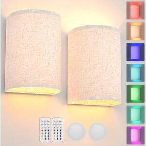 Aiboo Battery Operated Wall Lights,2 Pack Boho Wall Light Decor With Remote Con Aiboo Battery Operated Wall Lights,2 Pack Boho Wall Light Decor With Remote Con