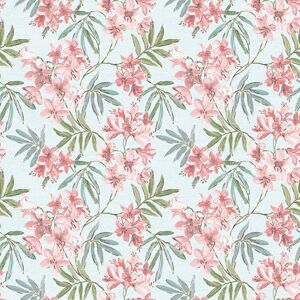 Af37725 - Abby Rose 4 Linen Floral Turquoise Green Galerie Wallpaper Af37725 - Abby Rose 4 Linen Floral Turquoise Green Galerie Wallpaper