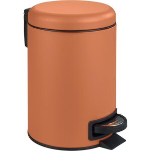 Wenko Leman Terracotta Cosmetic Pedal Bin Wenko Leman Terracotta Cosmetic Pedal Bin