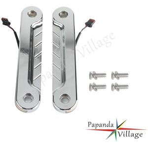 Papandacycle Front Led Flush Fork Turn Signals Light Brackets For Harley Tri Glide Flhtcutg Papandacycle Front Led Flush Fork Turn Signals Light Brackets For Harley Tri Glide Flhtcutg