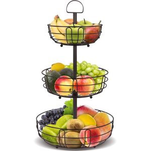 Mutool 3 Tier Fruit Bowl - Detachable Fruit Vegetable Basket - Kitchen Countert Mutool 3 Tier Fruit Bowl - Detachable Fruit Vegetable Basket - Kitchen Countert