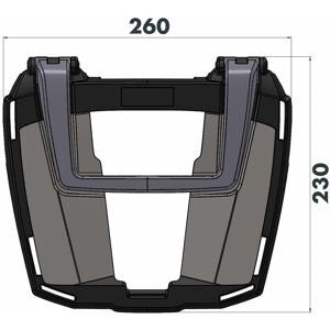 Bmw K1300s Easyrack Topcasecarrier For Combination Rear Rack By H&b 2009-16 Bmw K1300s Easyrack Topcasecarrier For Combination Rear Rack By H&b 2009-16