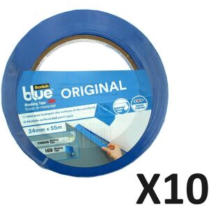 Scotch Blue Masking Tape - 24mm x 55m - Pack of 10 Scotch Blue Masking Tape - 24mm x 55m - Pack of 10