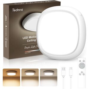 Usb Rechargeable Ceiling Light With Remote, Waterproof 550lm 12000mah Motion Sen Usb Rechargeable Ceiling Light With Remote, Waterproof 550lm 12000mah Motion Sen