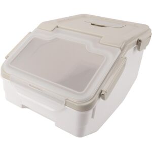 (Beige 5kg / 11lb)Rice Container Thickened Pp Airtight Waterproof With (Beige 5kg / 11lb)Rice Container Thickened Pp Airtight Waterproof With