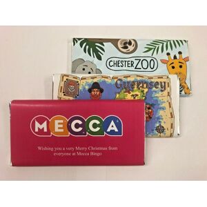 The Chocolate Source Personalised Milk Chocolate Bars X 50 85g Net Weight Belgian Chocolate The Chocolate Source Personalised Milk Chocolate Bars X 50 85g Net Weight Belgian Chocolate