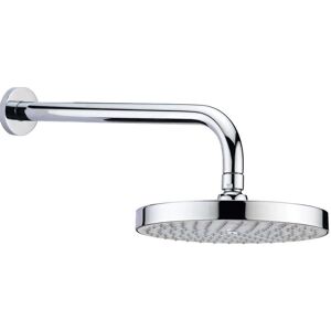 Grand Taps Sturdy Round Chrome Shower Head & Wall Arm Fits Uk Standard Pipework Bsp (1433) Grand Taps Sturdy Round Chrome Shower Head & Wall Arm Fits Uk Standard Pipework Bsp (1433)