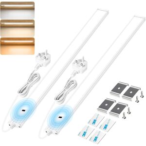 Under Cabinet Lights Hand Wave Activated, 55cm 3 Color Dimmable Brightness Adjus Under Cabinet Lights Hand Wave Activated, 55cm 3 Color Dimmable Brightness Adjus