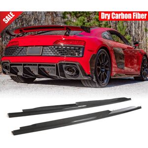 Speed_turning Fit For Audi R8 V10 2020-24 Prepreg Dry Carbon Side Skirts Extension Lip Spoiler Speed_turning Fit For Audi R8 V10 2020-24 Prepreg Dry Carbon Side Skirts Extension Lip Spoiler