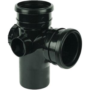 Floplast 110mm Soil Access Branch 92.5' Degree Black Floplast 110mm Soil Access Branch 92.5' Degree Black