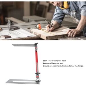 Stair Tread Template Tool Aluminum Alloy High Accuracy Clear Marking Stair Tread Stair Tread Template Tool Aluminum Alloy High Accuracy Clear Marking Stair Tread