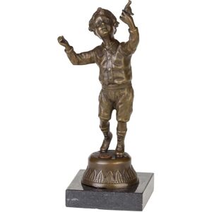 Aubaho A Bronze Sculpture A Boy With Bird 23cm Aubaho A Bronze Sculpture A Boy With Bird 23cm