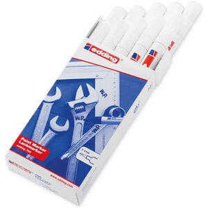 Edding 750 Opaque White Bullet Tip Paint Marker (Pack Of 10) 750-049 Edding 750 Opaque White Bullet Tip Paint Marker (Pack Of 10) 750-049