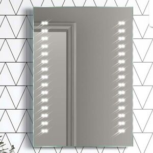 Voda Bathroom Mirror 500 X 700mm 30 Led Lights Infrared Switch Modern Voda Bathroom Mirror 500 X 700mm 30 Led Lights Infrared Switch Modern