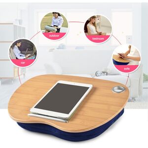 (Blue)Lap Desk Cushioned Lap Tray Laptop Cushion Desk Multifunction Bed Table (Blue)Lap Desk Cushioned Lap Tray Laptop Cushion Desk Multifunction Bed Table