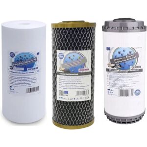 Aquafilter Set Of 3 Big Blue Replacement Water Filters Dechlorinator 10" X 4.5" Aquafilter Set Of 3 Big Blue Replacement Water Filters Dechlorinator 10" X 4.5"