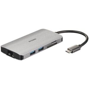 D-Link Dub-M810 8-In-1 Usb-C Hub With Power Delivery, Hdmi 1.4, Gigabit Etherne D-Link Dub-M810 8-In-1 Usb-C Hub With Power Delivery, Hdmi 1.4, Gigabit Etherne