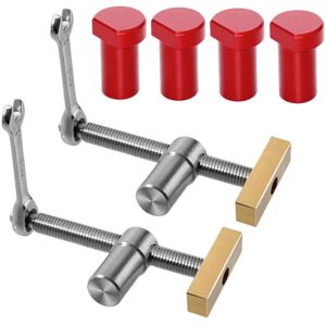 /generic 19mm/20mm 2pcs Woodworking Desktop Clip With 4 Pcs Dog Holes Stop Fast Fixed /generic 19mm/20mm 2pcs Woodworking Desktop Clip With 4 Pcs Dog Holes Stop Fast Fixed