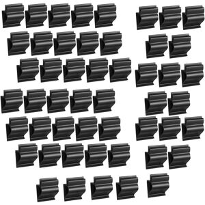 Sodial 2x(50 Pcs Black Sign Clip Food Tray Label Holder Plastic Buffet Food Label7158 Sodial 2x(50 Pcs Black Sign Clip Food Tray Label Holder Plastic Buffet Food Label7158