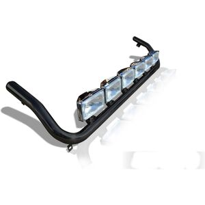 Bragan™ Black Roof Light Bar + Leds +rec Spots For Volvo Fh4 Globetrotter Standard 2013+ Bragan™ Black Roof Light Bar + Leds +rec Spots For Volvo Fh4 Globetrotter Standard 2013+