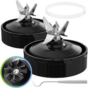 Meet Juice 2-Pack Blender Replacement Parts 7 Fins Extractor Blade Assembly With Rubber Meet Juice 2-Pack Blender Replacement Parts 7 Fins Extractor Blade Assembly With Rubber