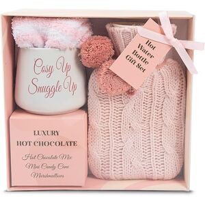 Baytrade Hot Chocolate Gift Set With Mug Small Hot Water Bottle With Cover Fluffy Baytrade Hot Chocolate Gift Set With Mug Small Hot Water Bottle With Cover Fluffy