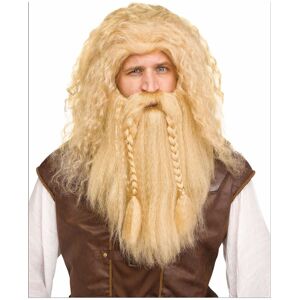 Fun World Viking Blonde Norse Warrior Norseman Adult Mens Costume Wig Beard Fun World Viking Blonde Norse Warrior Norseman Adult Mens Costume Wig Beard