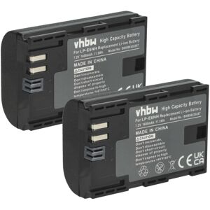 Vhbw 2x Battery For Canon Xc10 Wft-E5 Wft-E7 Xc15 1600mah Vhbw 2x Battery For Canon Xc10 Wft-E5 Wft-E7 Xc15 1600mah