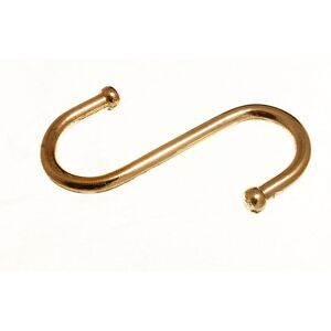 Onestopdiy 20 X Ball End S Hooks Pot Utensil Hanger Brass Plated Steel 75mm 3 Inch Onesto Onestopdiy 20 X Ball End S Hooks Pot Utensil Hanger Brass Plated Steel 75mm 3 Inch Onesto