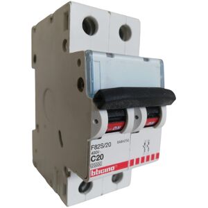 Bticino Spa Bticino Btdin250 Automatic Magnetic Circuit Breaker 2p 20a 25ka F82s//20 Bticino Spa Bticino Btdin250 Automatic Magnetic Circuit Breaker 2p 20a 25ka F82s//20