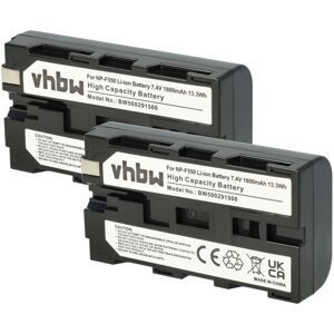 Vhbw 2x Battery For Sony Gv-D200 Gv-D800 Gv-A500 Dsr-Pd100a Gv-A500e 1800mah Vhbw 2x Battery For Sony Gv-D200 Gv-D800 Gv-A500 Dsr-Pd100a Gv-A500e 1800mah