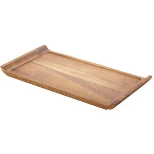 Genware Acacia Wood Serving Platter For Bars & Restaurant 33 X 17.5 X 2cm Pack Of 1 Genware Acacia Wood Serving Platter For Bars & Restaurant 33 X 17.5 X 2cm Pack Of 1