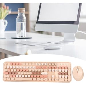 Wireless Keyboard Mouse 104 Keys Ergonomic Cute Desktop Game Keyboard Mouse Kit Wireless Keyboard Mouse 104 Keys Ergonomic Cute Desktop Game Keyboard Mouse Kit